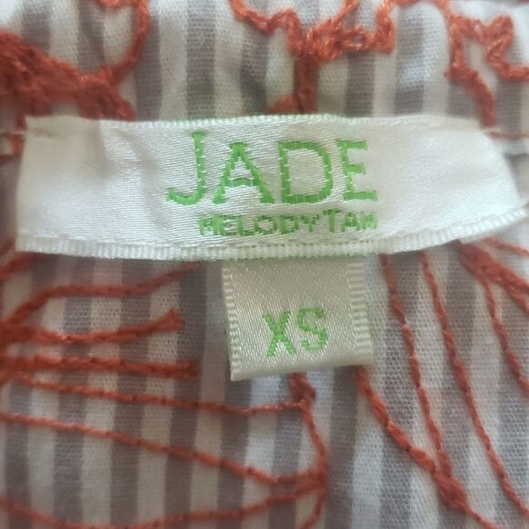 Jade Melody Tam Floral Striped Tank Sz XS - Picture 7 of 9